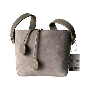 Chanel Bucket Bag in Soft Suede with Open Top for Handheld Shoulder Crossbody Carry