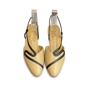 CHANEL Ankle-Strap Flat Sandals in Genuine Lambskin with Calfskin Lining and Durable Rubber Sole