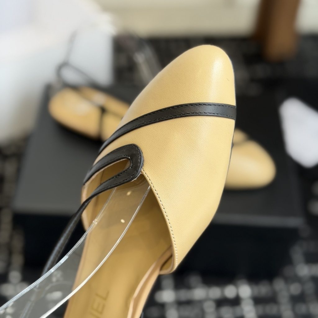 CHANEL Ankle-Strap Flat Sandals in Genuine Lambskin with Calfskin Lining and Durable Rubber Sole