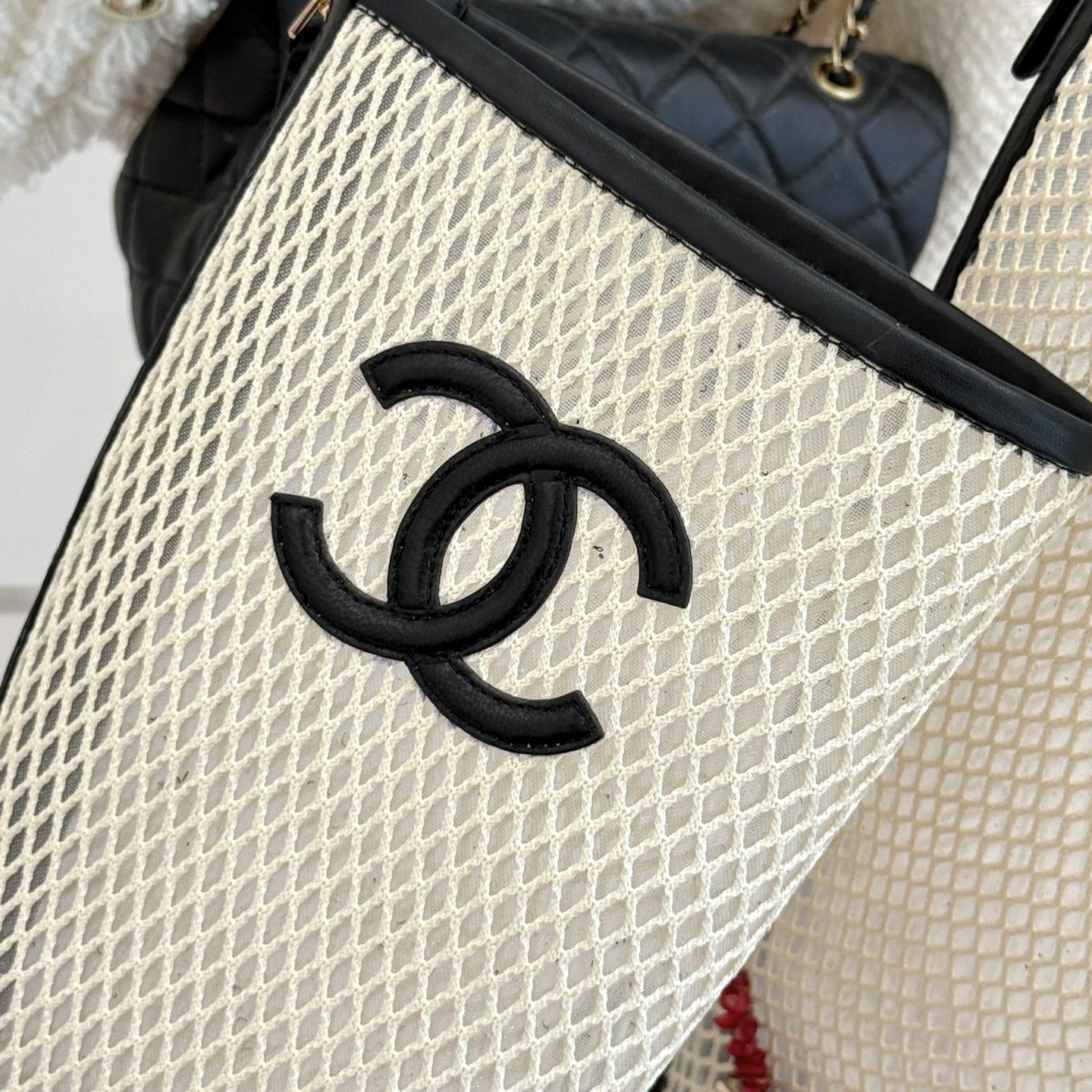 CHANEL Double C Openwork Chain High Heel Boots, Lambskin with Side Zipper and Italian Leather Sole
