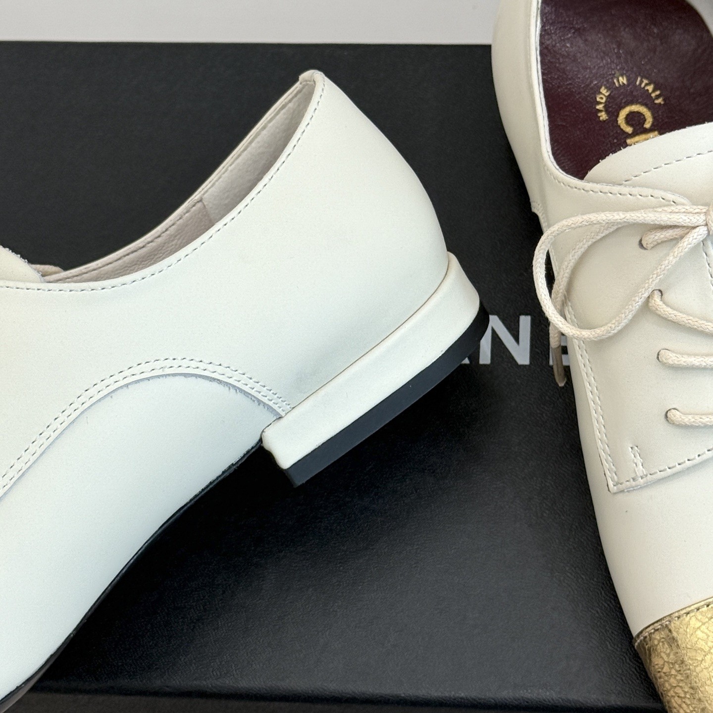 CHANEL Pointed Toe High Heel Pumps in Genuine Calfskin with Lambskin Lining and Italian Leather Sole