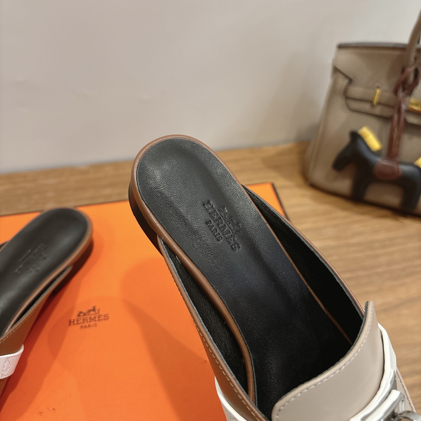 CHANEL Square Toe Block Heel Long Boots in Genuine Lambskin with Calfskin Lining Italian Leather Sol