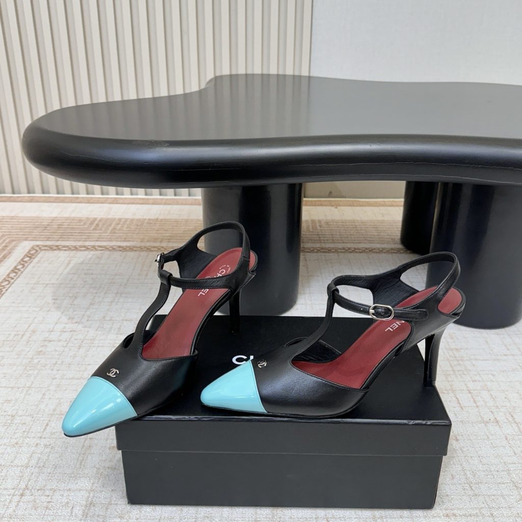 CHANEL Ankle-Strap Flat Sandals in Genuine Lambskin with Calfskin Lining and Durable Rubber Sole