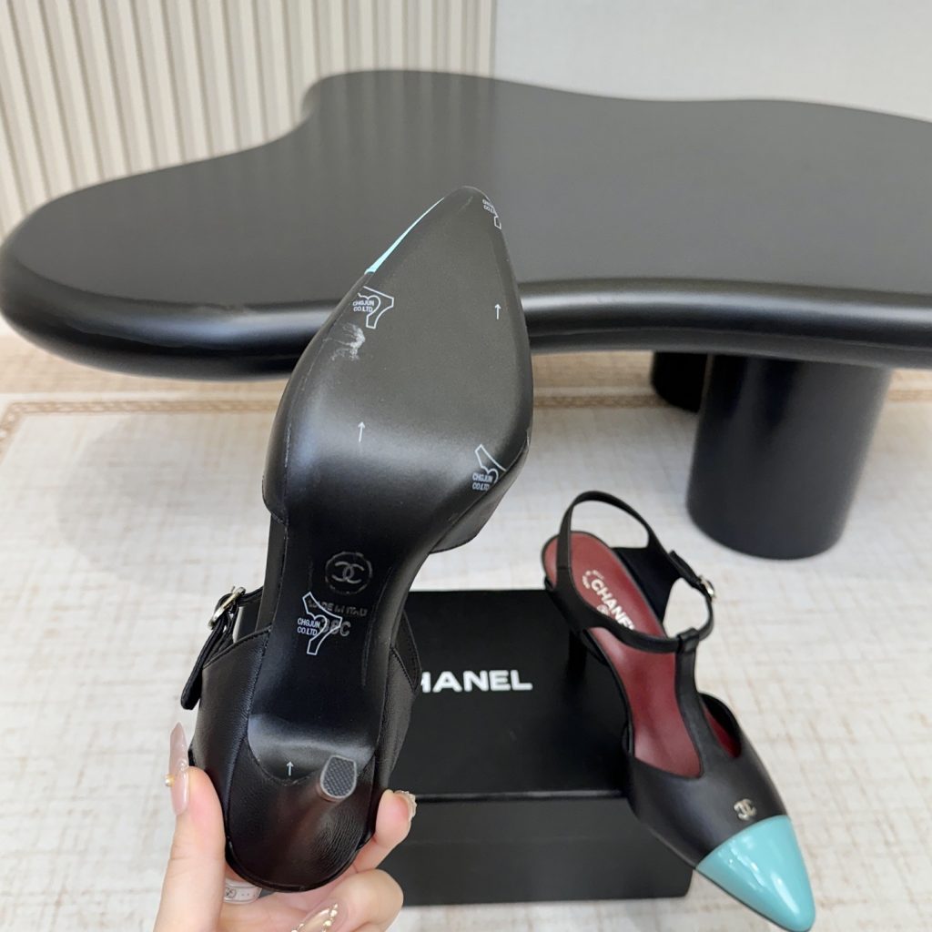 CHANEL Ankle-Strap Flat Sandals in Genuine Lambskin with Calfskin Lining and Durable Rubber Sole
