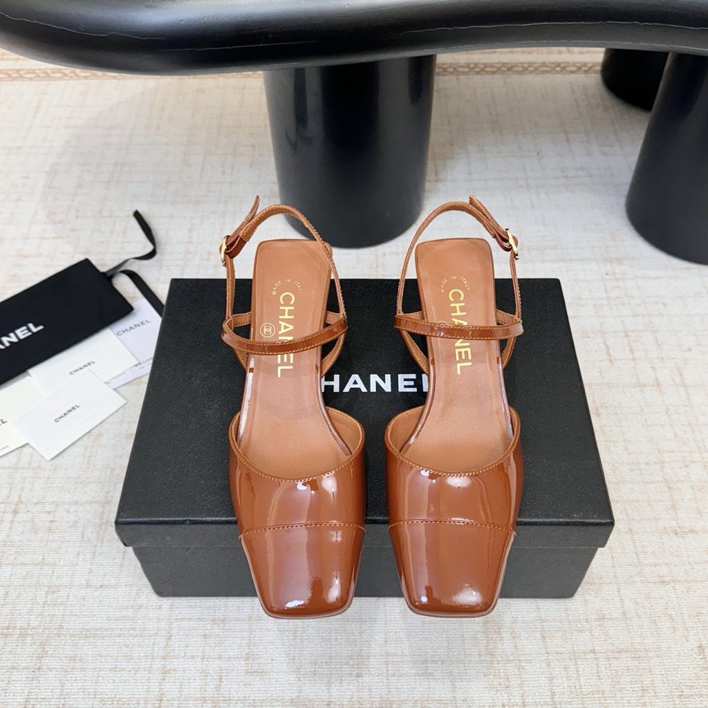 CHANEL Ankle-Strap Flat Sandals in Genuine Lambskin with Calfskin Lining and Durable Rubber Sole