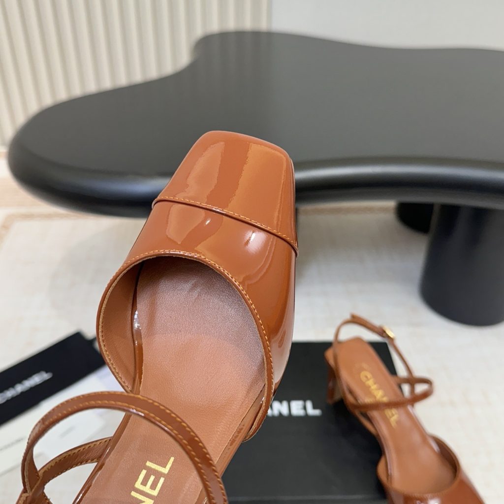 CHANEL Ankle-Strap Flat Sandals in Genuine Lambskin with Calfskin Lining and Durable Rubber Sole