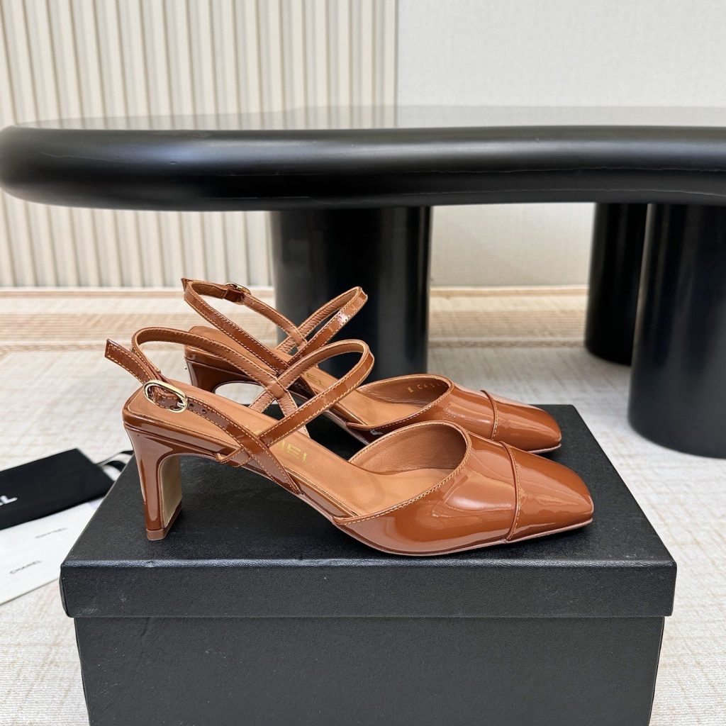 CHANEL Ankle-Strap Flat Sandals in Genuine Lambskin with Calfskin Lining and Durable Rubber Sole