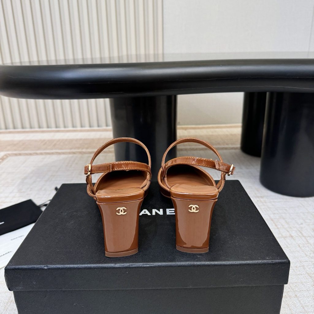 CHANEL Ankle-Strap Flat Sandals in Genuine Lambskin with Calfskin Lining and Durable Rubber Sole