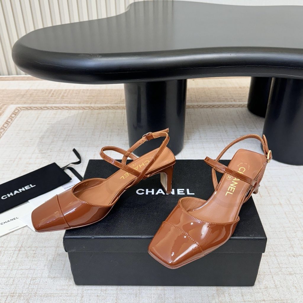 CHANEL Ankle-Strap Flat Sandals in Genuine Lambskin with Calfskin Lining and Durable Rubber Sole