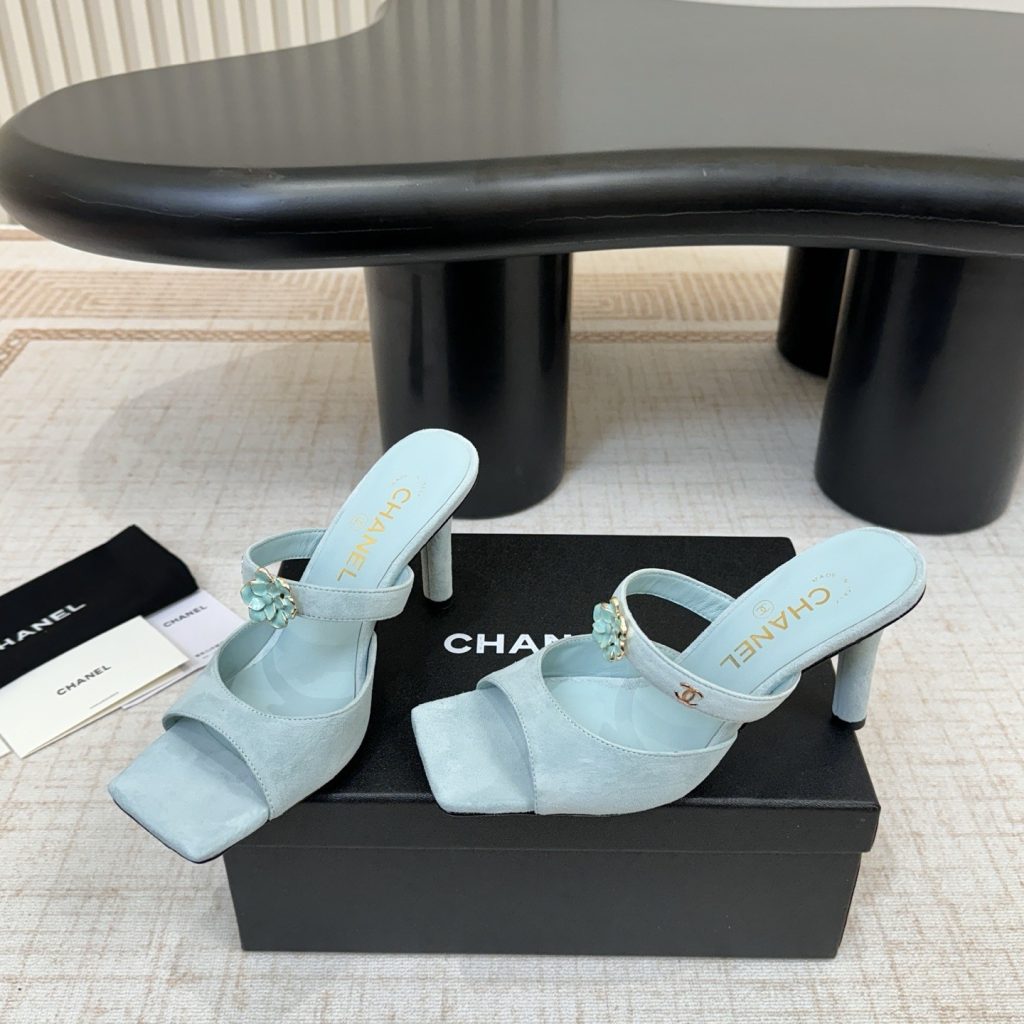 CHANEL Ankle-Strap Flat Sandals in Genuine Lambskin with Calfskin Lining and Durable Rubber Sole