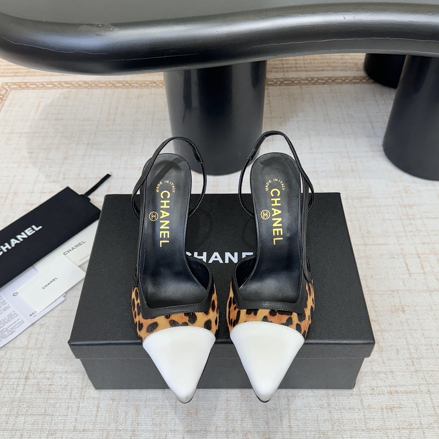 CHANEL Ankle-Strap Flat Sandals in Genuine Lambskin with Calfskin Lining and Durable Rubber Sole