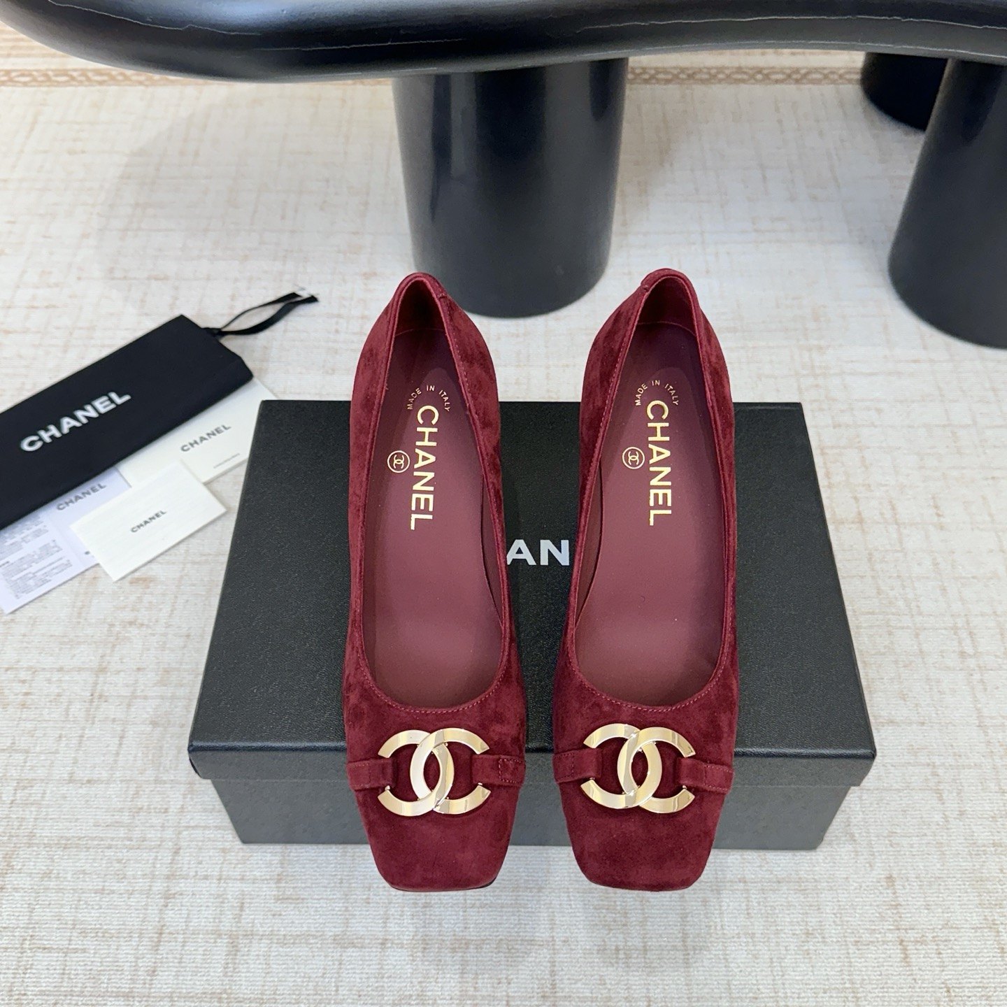 Miu Miu Quilted Flat Slide Sandals in Genuine Lambskin with Metal Logo Calfskin Lining Italian Leath