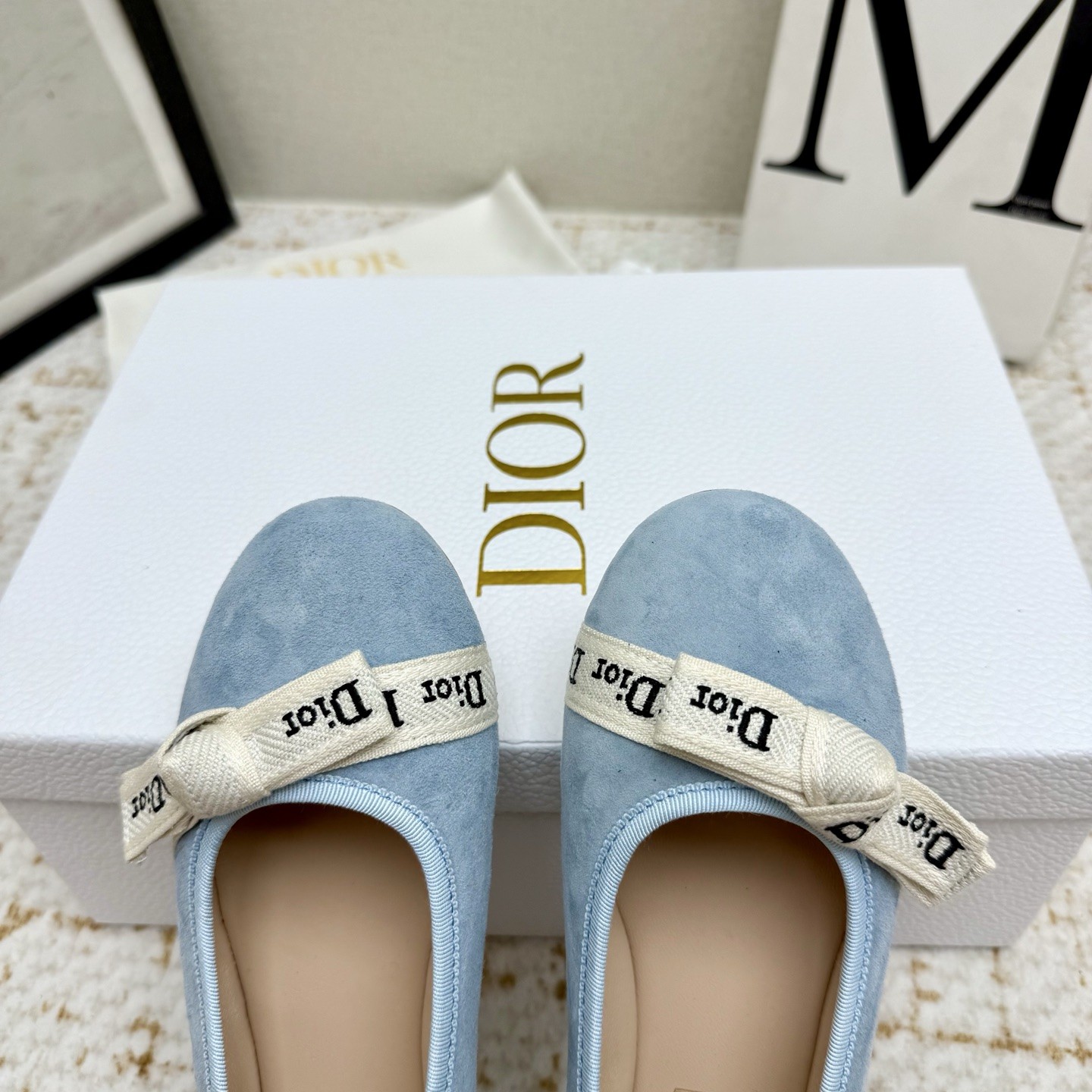 DIOR Slippers in Premium Leather with Molded Rubber Outsole Genuine Lambskin Lining Italian Suede