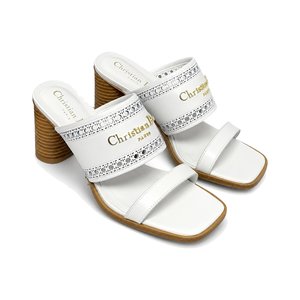 DIOR Sandals in Premium Leather with Molded Rubber Outsole Genuine Lambskin Lining Italian Suede S