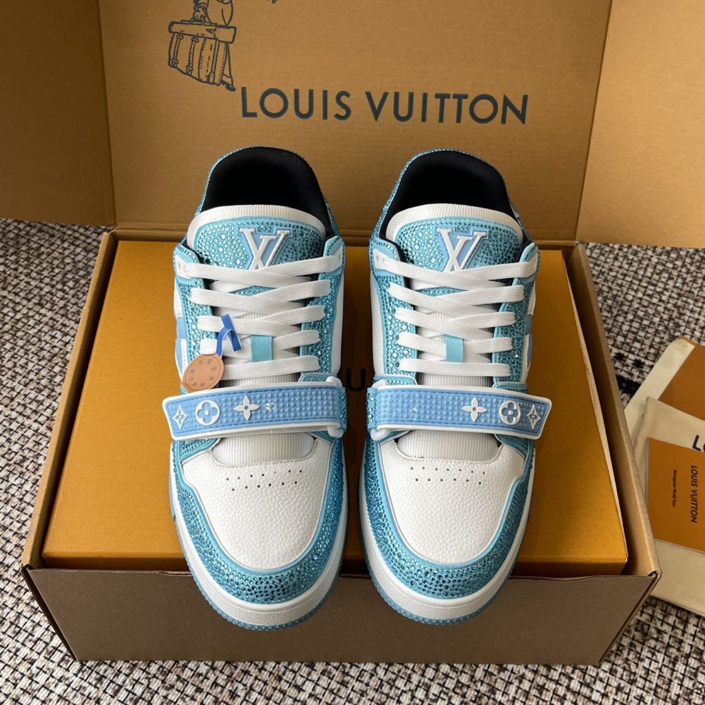 LOUIS VUITTON Retro Running Sneakers in Premium Suede with Goatskin Lining and Lightweight TPU Sole