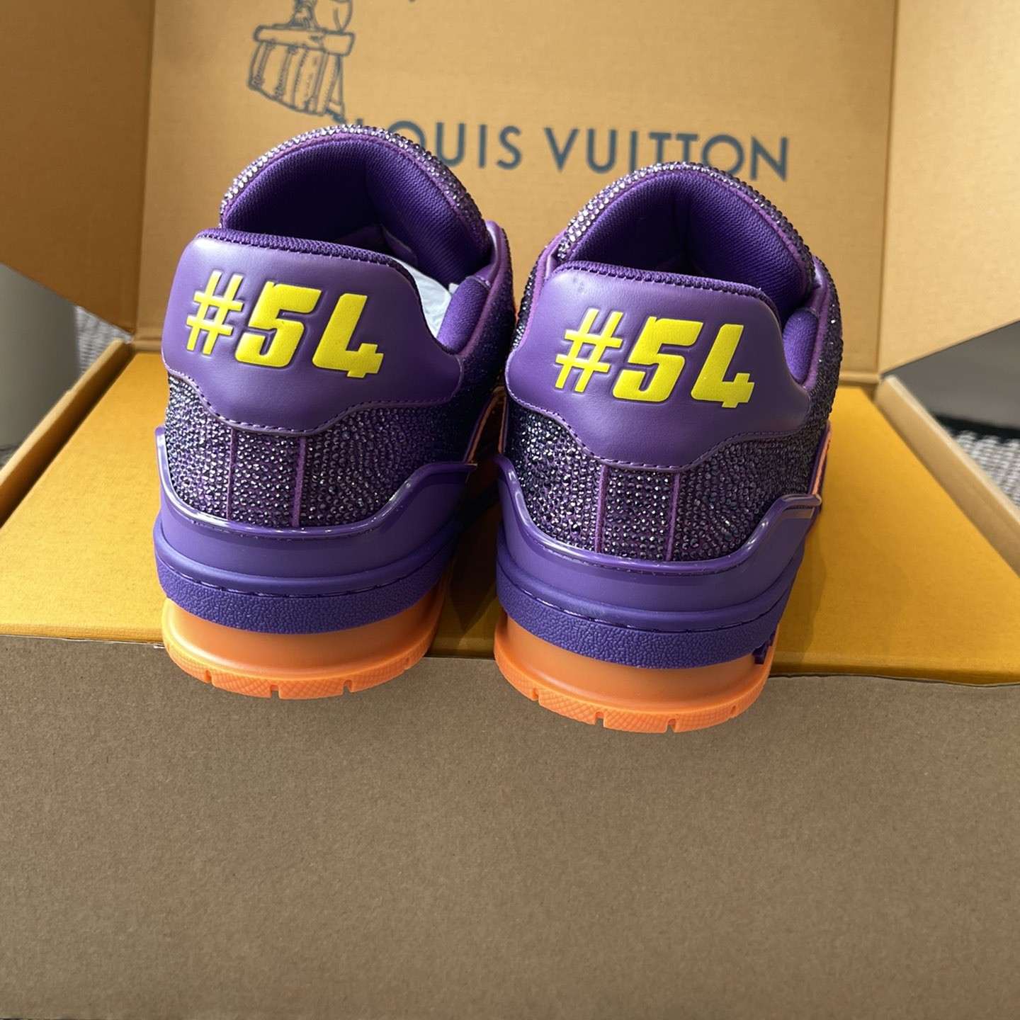 LOUIS VUITTON Retro Running Sneakers in Premium Suede with Goatskin Lining and Lightweight TPU Sole