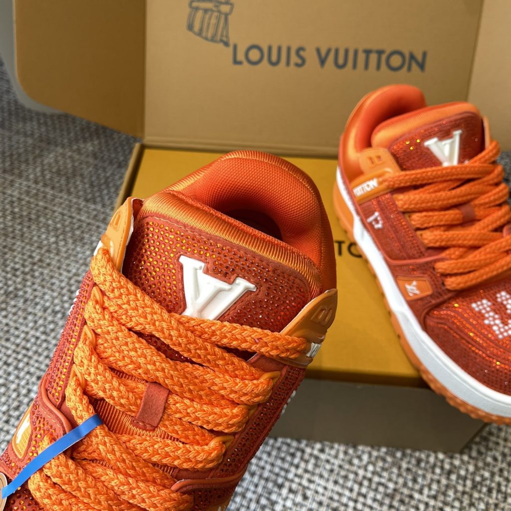 LOUIS VUITTON Retro Running Sneakers in Premium Suede with Goatskin Lining and Lightweight TPU Sole