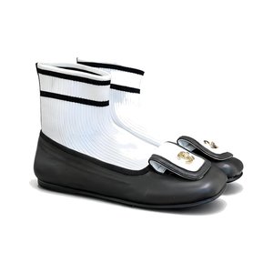 CHANEL Boots in Premium Leather with Molded Rubber Outsole Genuine Lambskin Lining Italian Suede S