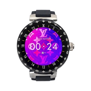 Louis Vuitton Tambour Style Quartz Watch, Stainless Steel Case Sapphire Crystal 50m Water Resistant