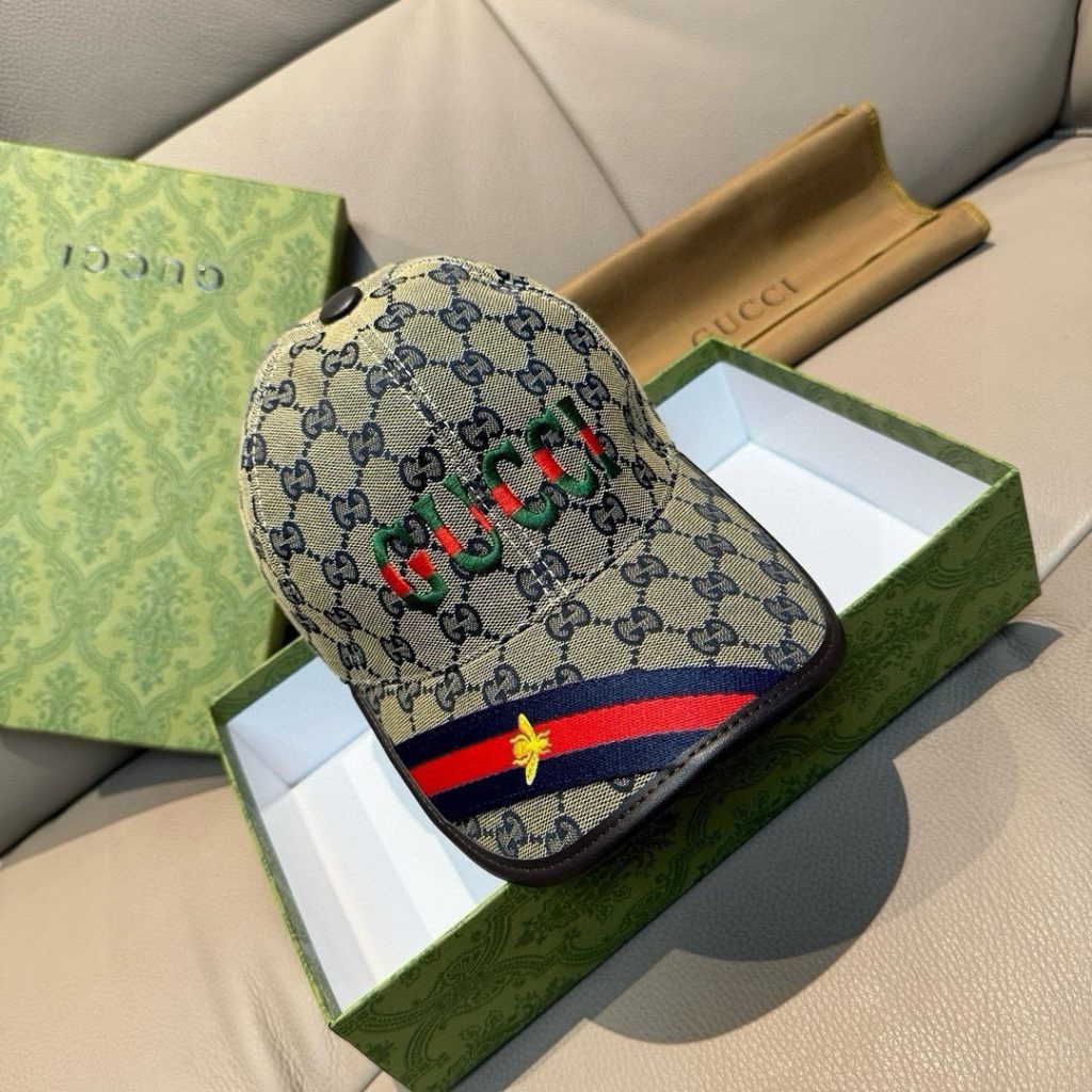Gucci Hat Leather Adjustable