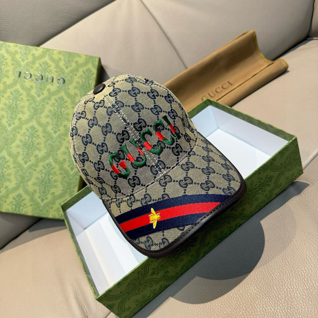 Gucci Hat Leather Adjustable