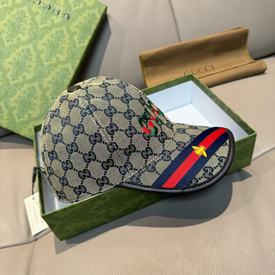 Gucci Hat Leather Adjustable