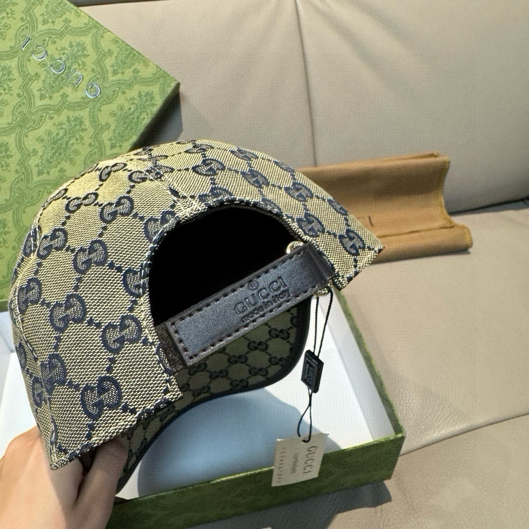 Gucci Hat Leather Adjustable