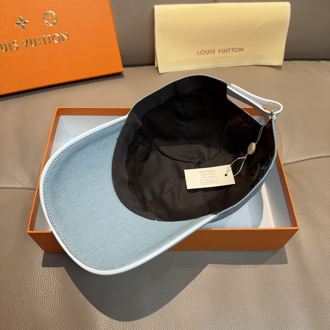 Louis Vuitton Hat Canvas Baseball Cap Structured 6-Panel