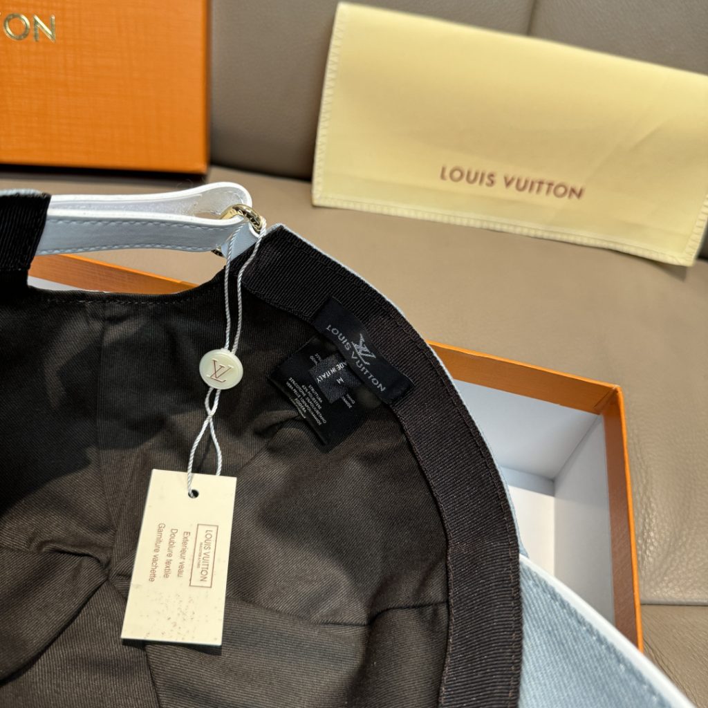 Louis Vuitton Hat Canvas Baseball Cap Structured 6-Panel