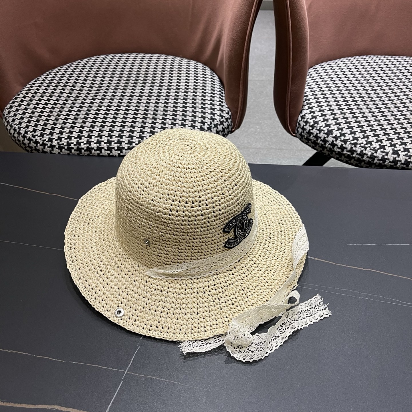 Chanel Hat Double C
