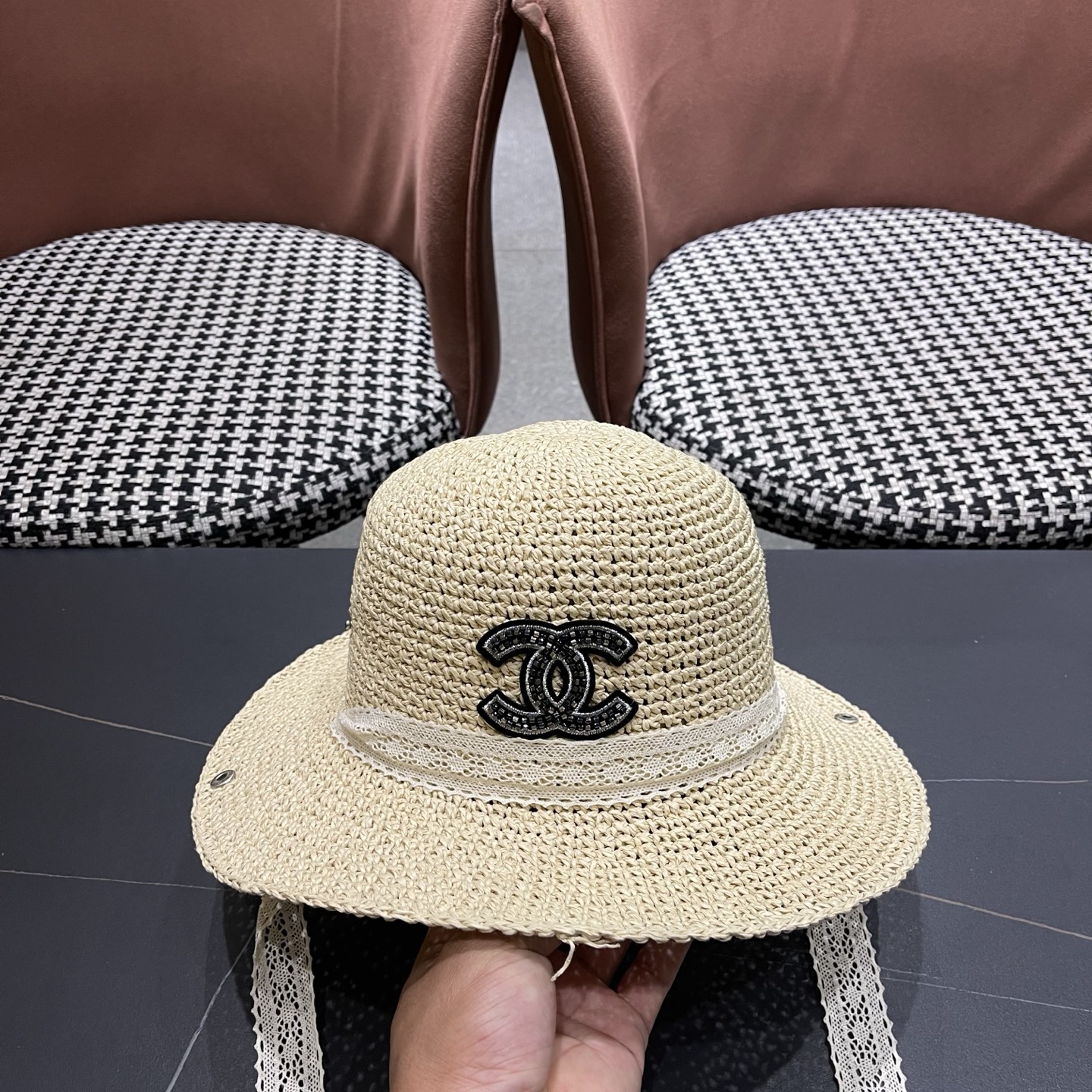 Chanel Hat Double C