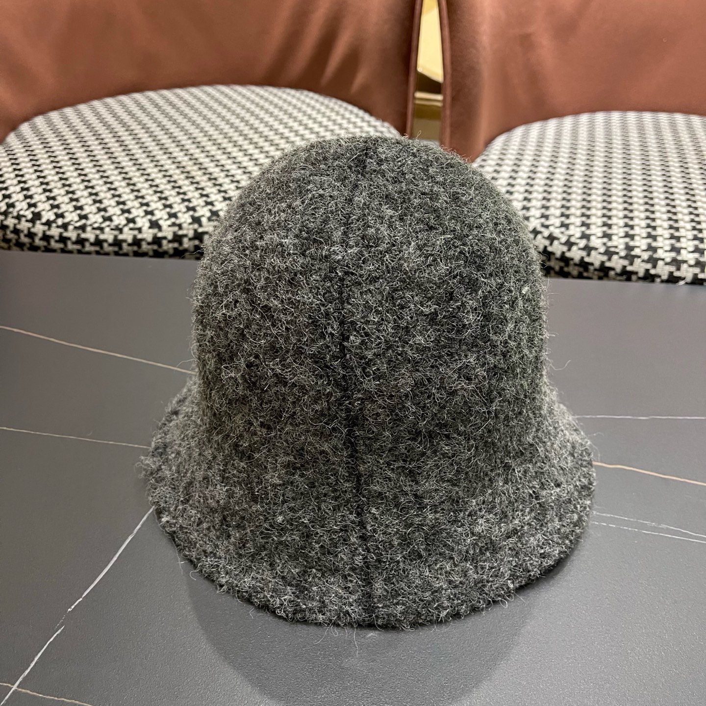 Louis Vuitton Hat Wool Blend Bucket Hat Soft Unstructured