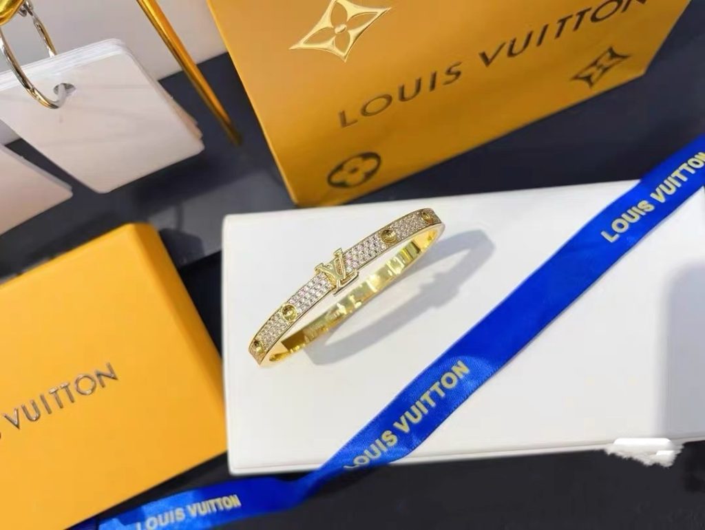 Louis Vuitton Empreinte Bangle Alloy Bracelet