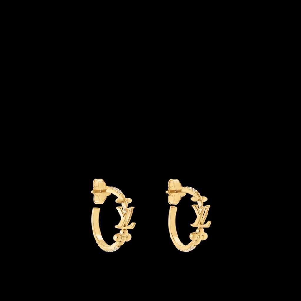 Louis Vuitton Earrings Brass